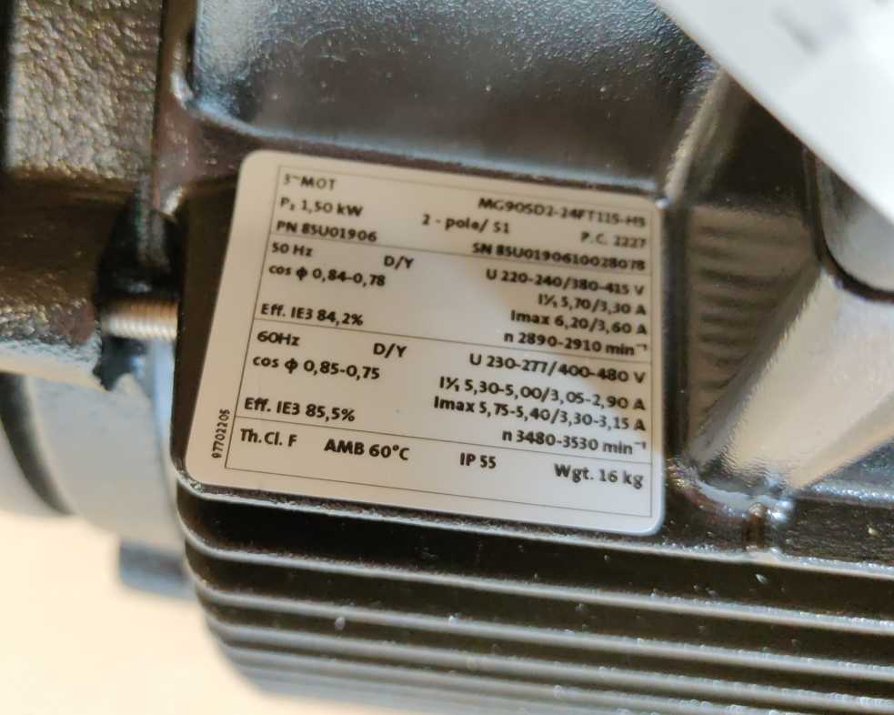 GRUNDFOS 96500966 CR 10-4 A-FJ-A-E-HQQE, Centrifugal pump 1,5kW DN40