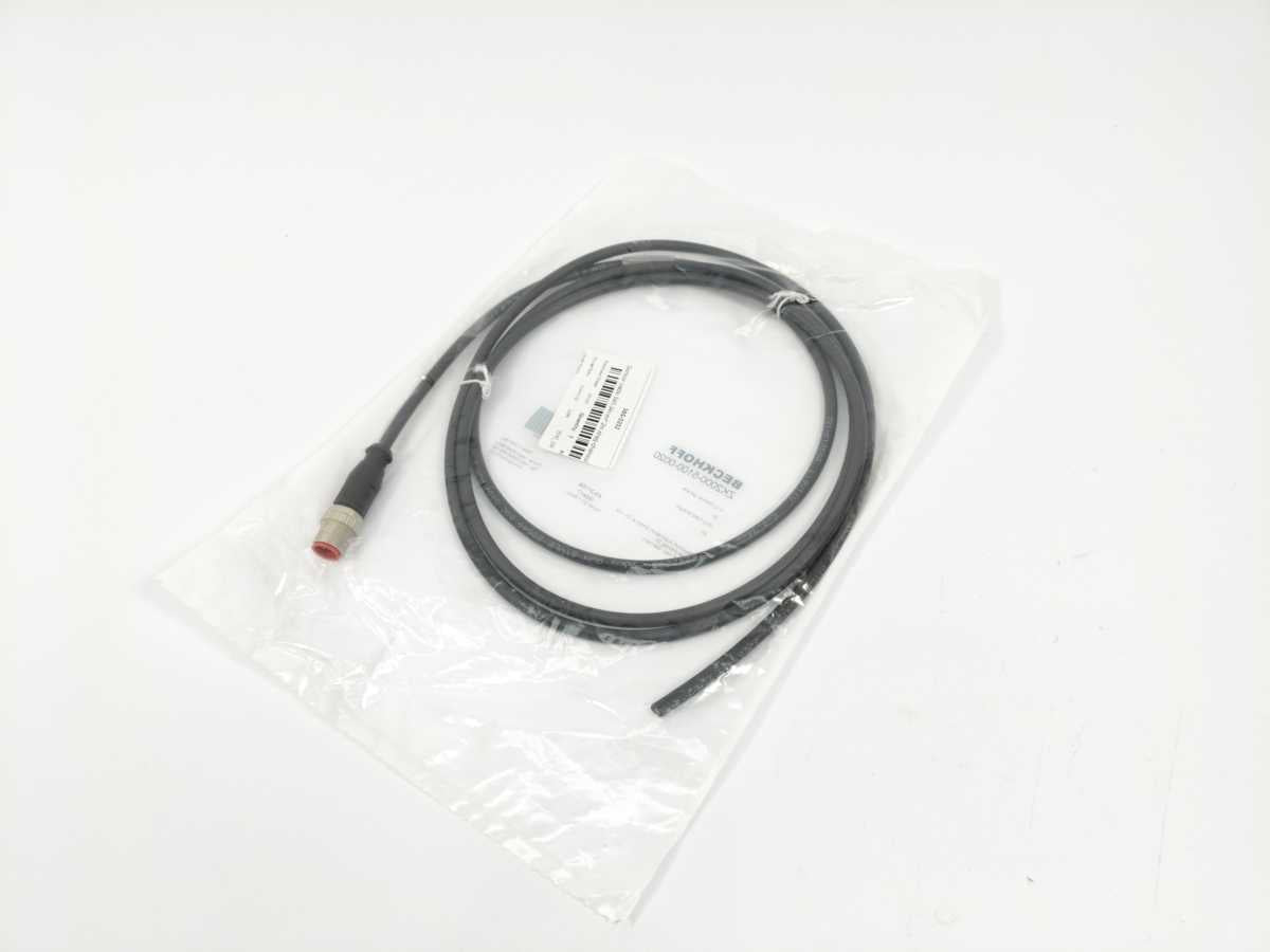 Beckhoff ZK2000-5100-0020 Power Cable 2.00 m, M12 male straight