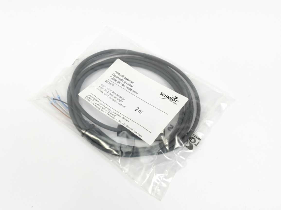 Schmidt Technology 523566 Connection Cable 2.00 m, 5-pin, M12