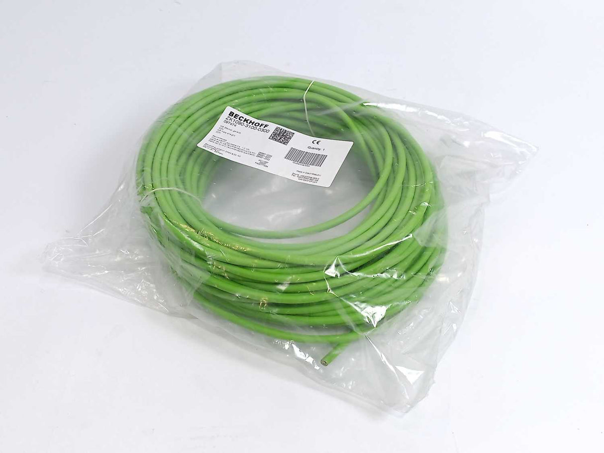 Beckhoff ZK1090-3100-0300 EtherCAT Cable 30.00 m, M8 male straight