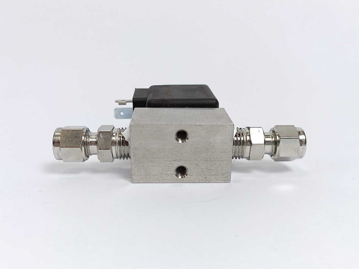 JAKSA 324559 D22N DN1.2 NPT1/4 Solenoid Valve w/ hy-lok 316/L 68F