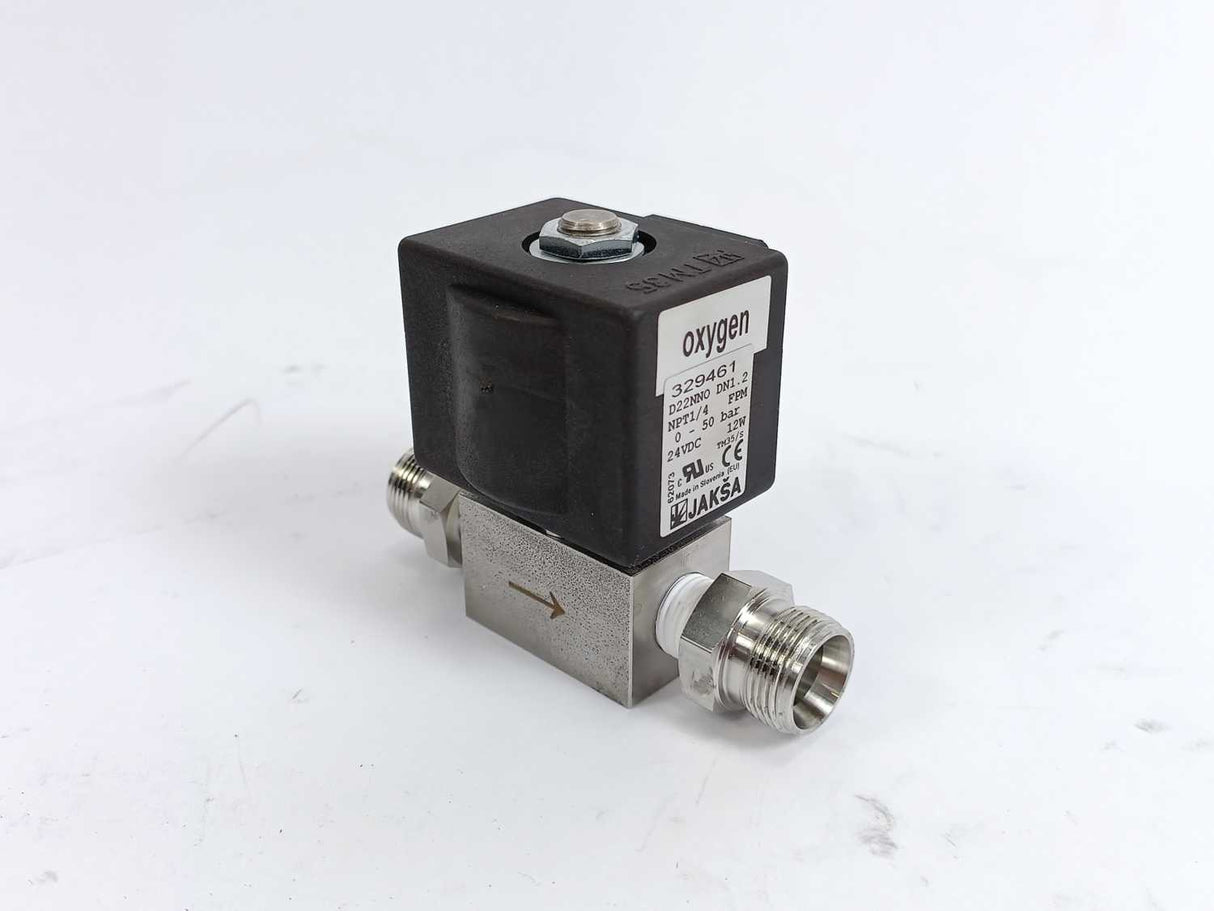 JAKSA 329461 D22NNO DN1.2 NPT1/4 Solenoid Valve w/ hy-lok 316/L 7JD