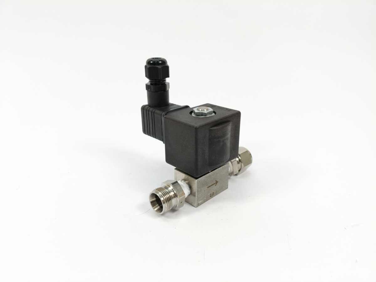 JAKSA 324853 NPT1/4 Solenoid Valve 0-40 Bar w/ Hy-Lok 316/L 9VB