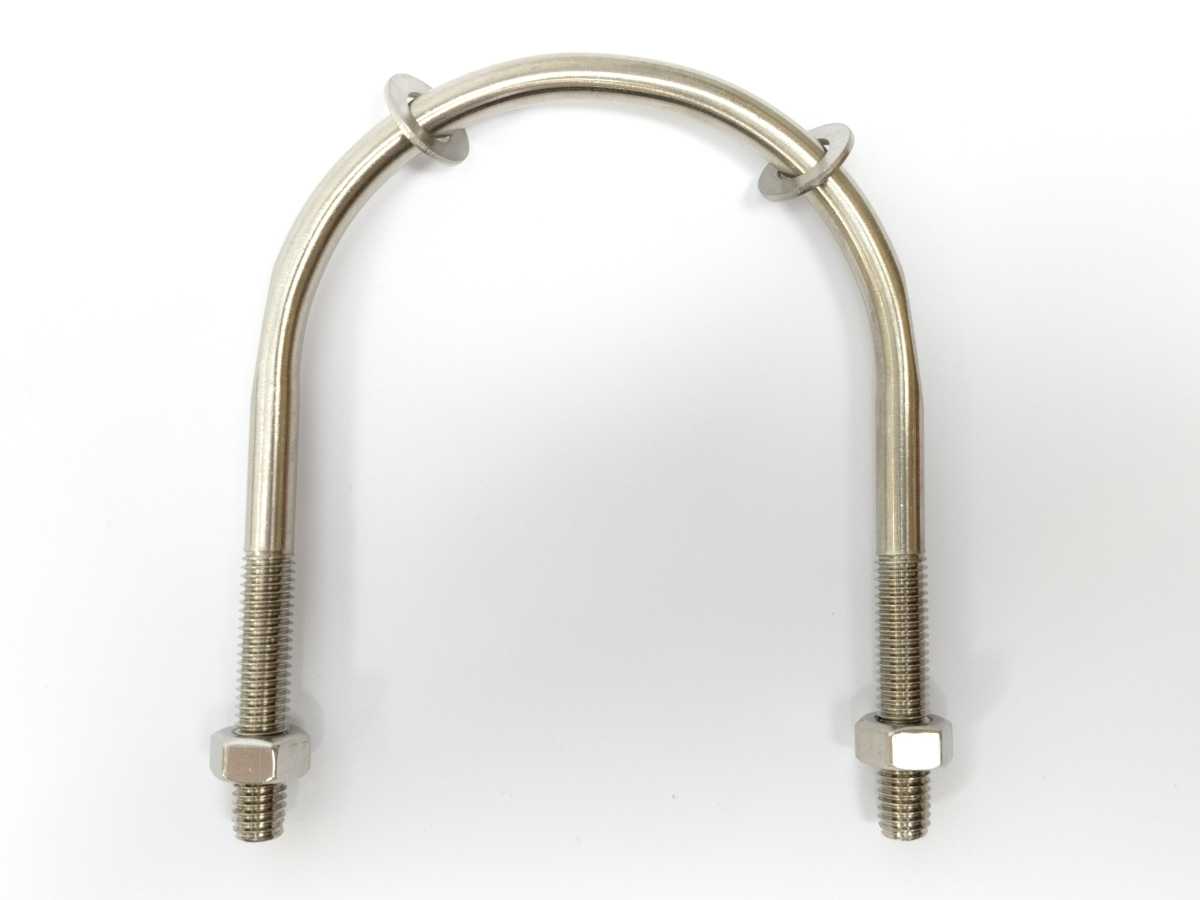 Walraven 201109 U-bolts stainless steel, 76.1 mm, Batch og 13 pcs.