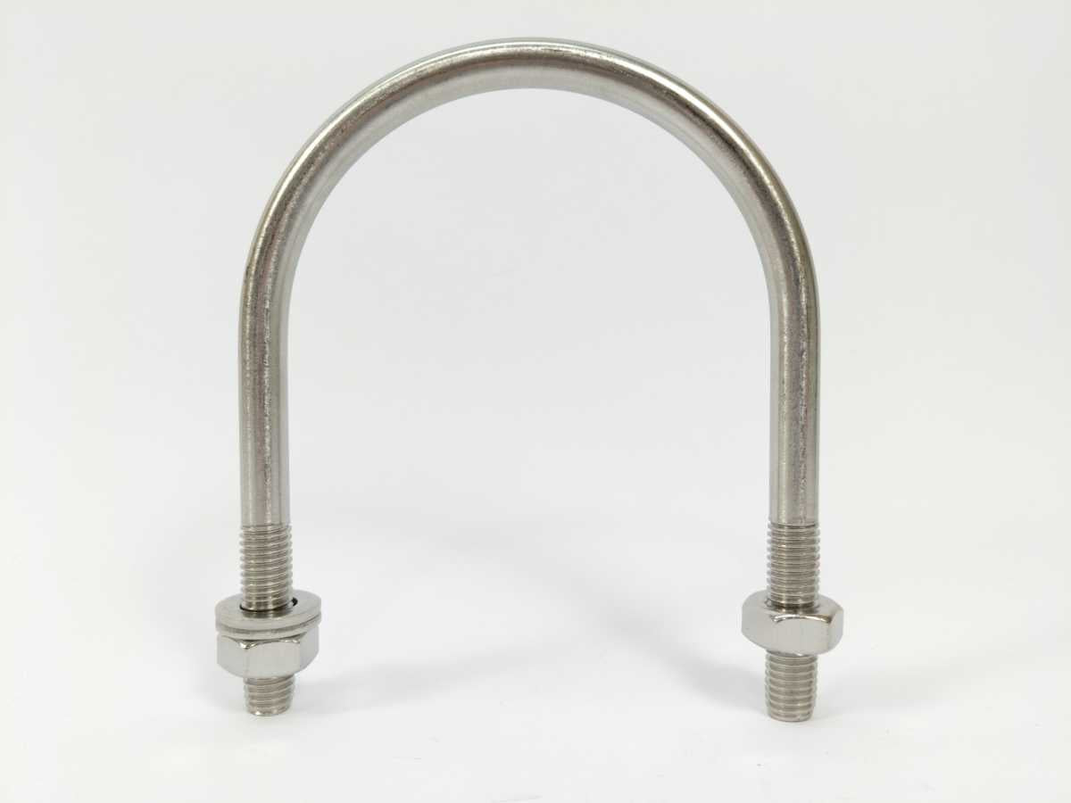 Walraven 201110 U-bolts stainless steel, 88.9 mm, Batch of 21 pcs.