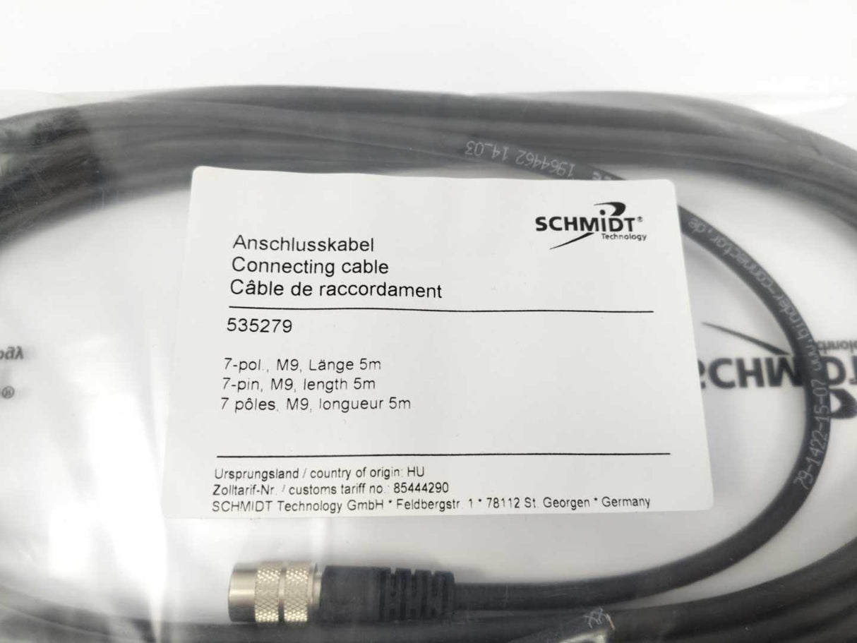 Schmidt Technology 535279 Connecting Cable 5.00 m, 7-pin, M9