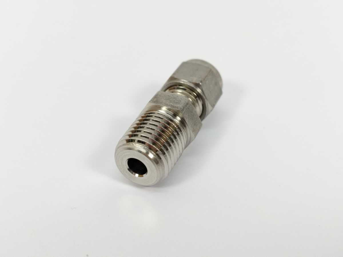 Swagelok SS-6M0-1-4 SS Tube Fitting, Male Connector, 6 mm