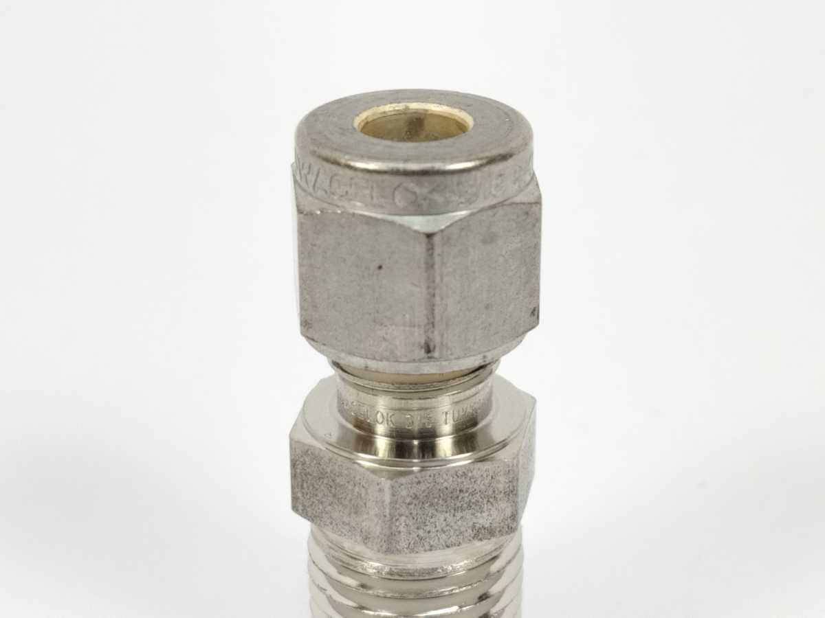 Swagelok SS-6M0-1-4 SS Tube Fitting, Male Connector, 6 mm