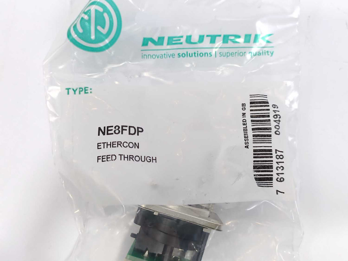 Neutrik NE8FDP EtherCon Ruggedized RJ 45 Feedthrough Receptacle 16 Pcs.