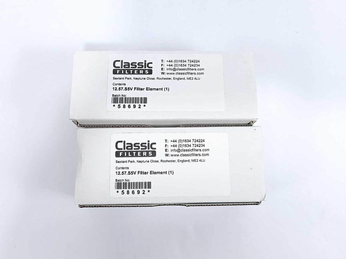 Classic Filters 12.57.S5V Metal Mesh Filter Element Batch 2 Pcs.