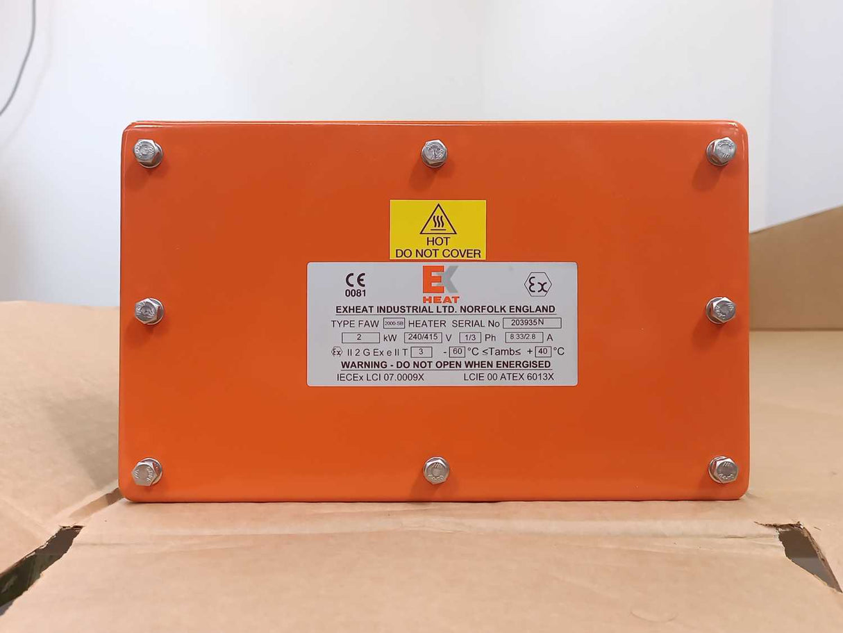 EXHEAT FAW2000-SB Hazardous Area Air Warmers