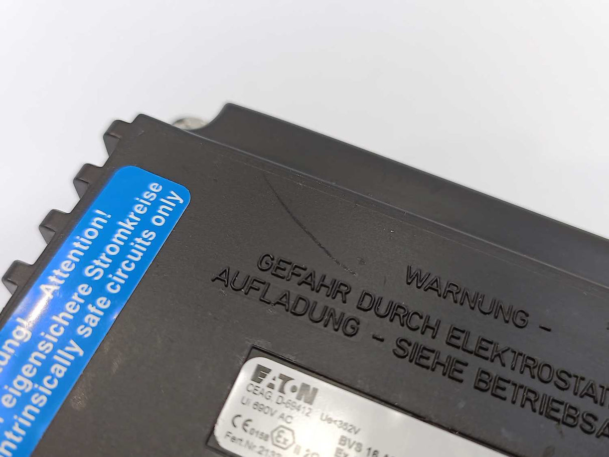 Eaton GHG7910102R0053 BVS 16 ATEX E 031 X Ex e Non-metallic Junction