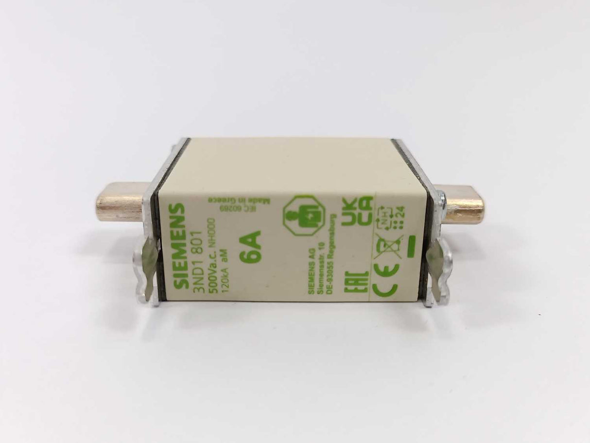 Siemens 3ND1 801 LV HRC Fuse-Link Fusible 3Pcs. Batch