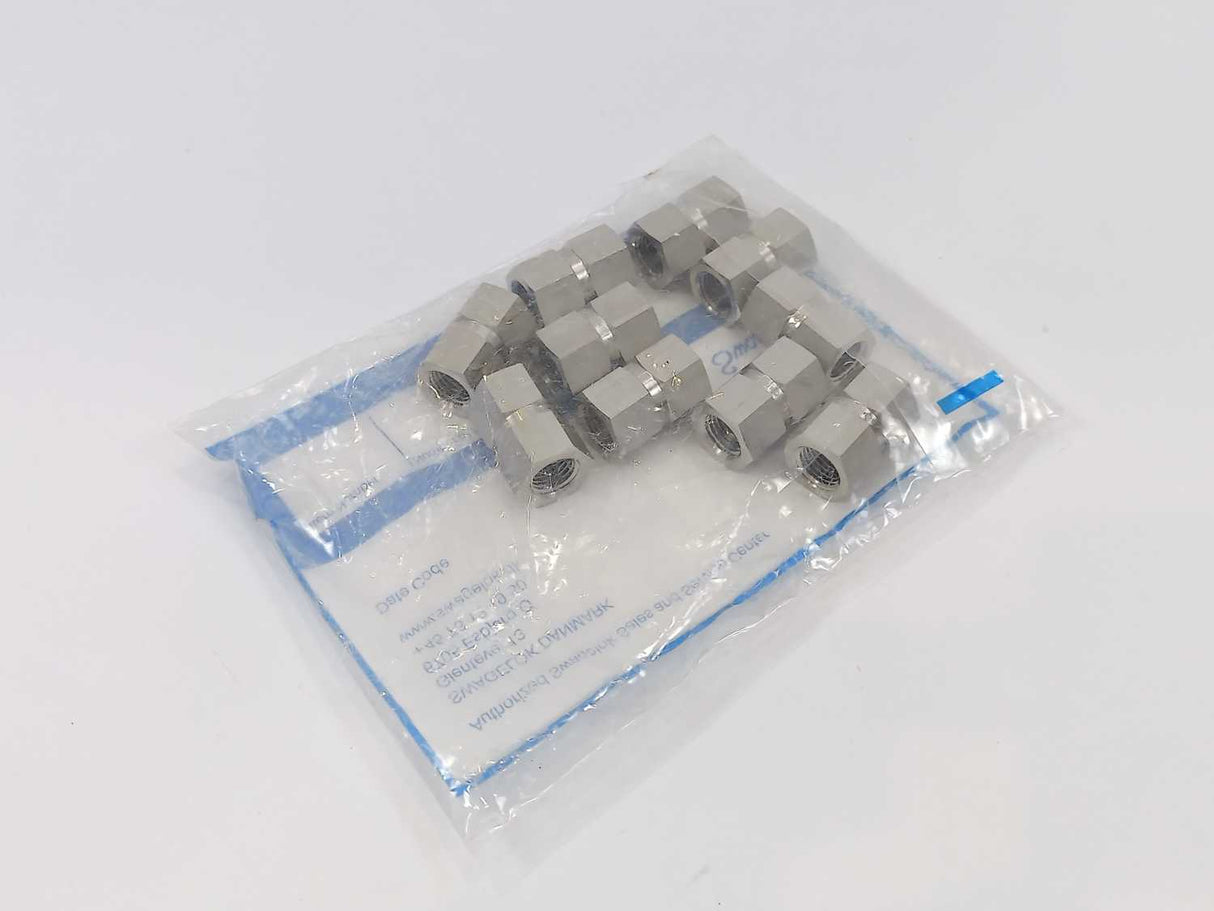 Swagelok SS-4-HCG HEX Coupling 1/4 in. Female NPT 10Pcs. Batch