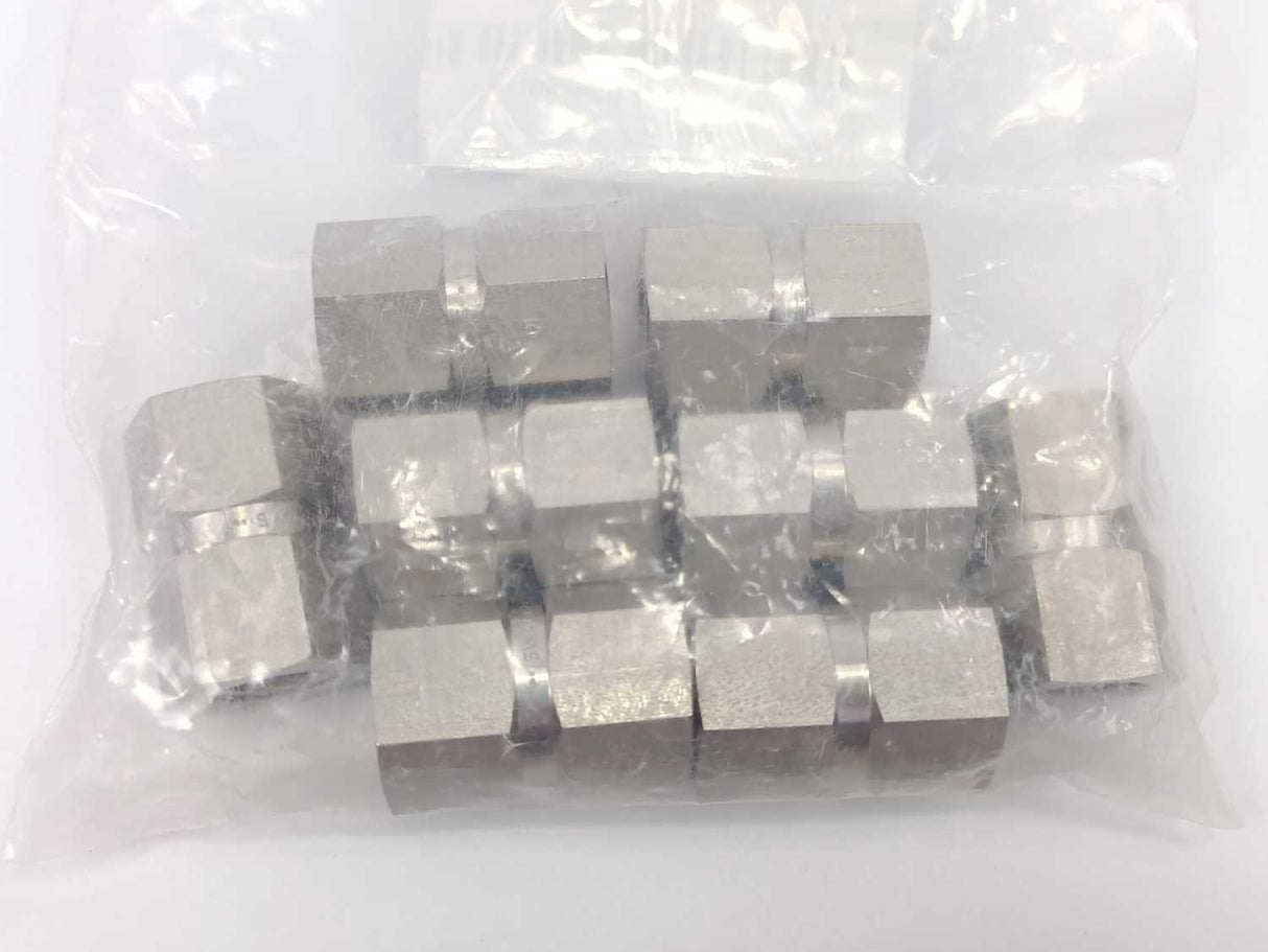 Swagelok SS-4-HCG HEX Coupling 1/4 in. Female NPT 8 Pcs. Batch