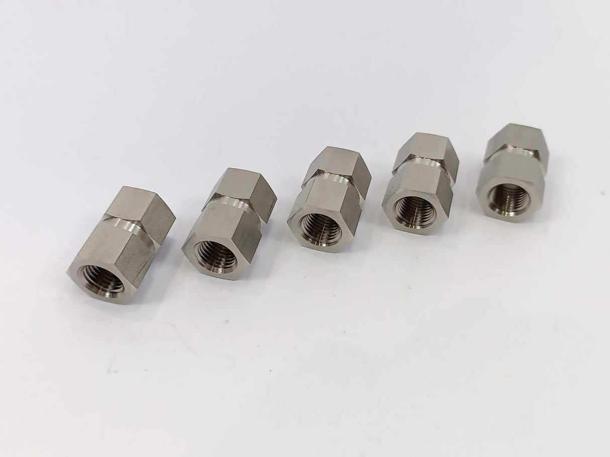 Swagelok SS-4-HCG HEX Coupling 1/4 in. Female NPT 5 Pcs. Batch