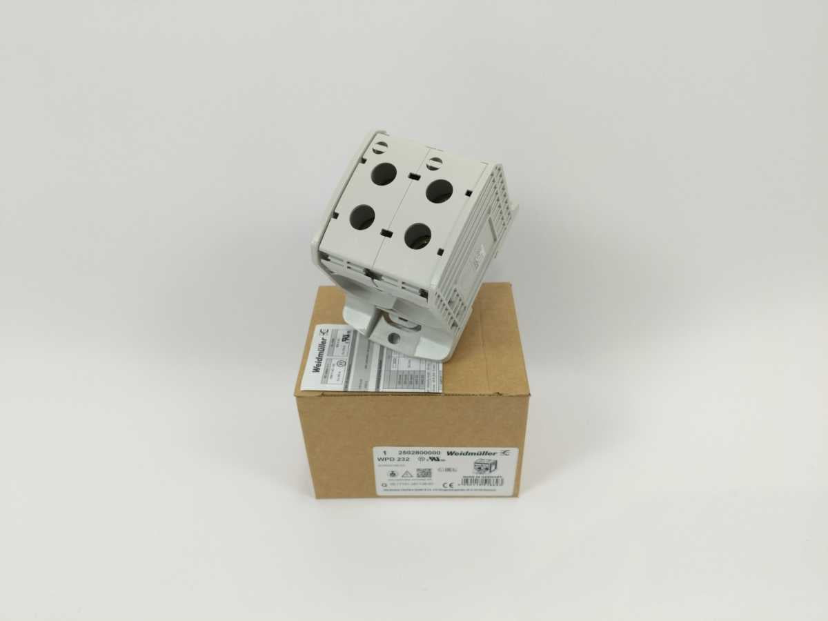 Weidmüller 2502800000 WPD 232 2X185/2X185 GY