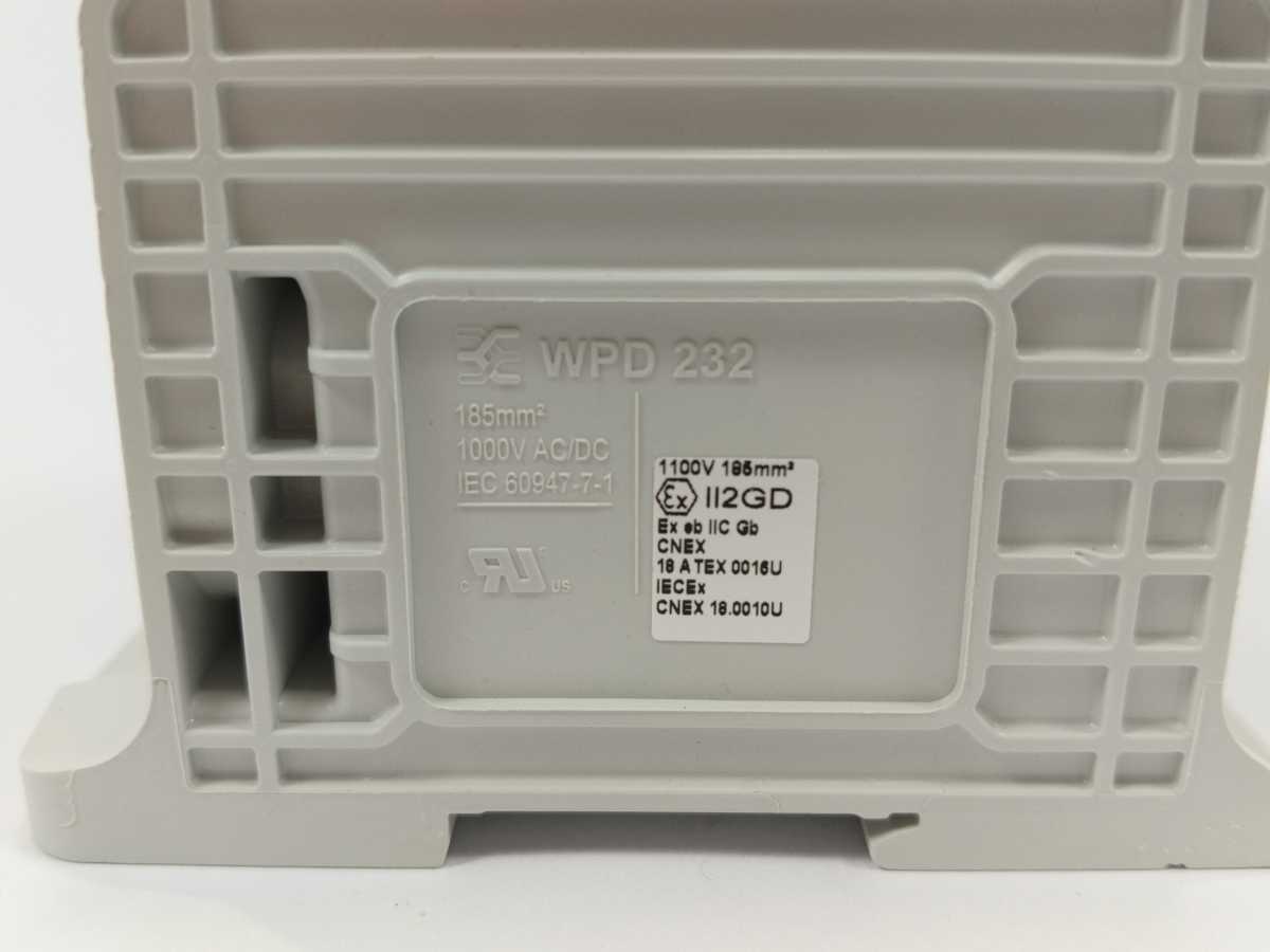 Weidmüller 2502800000 WPD 232 2X185/2X185 GY