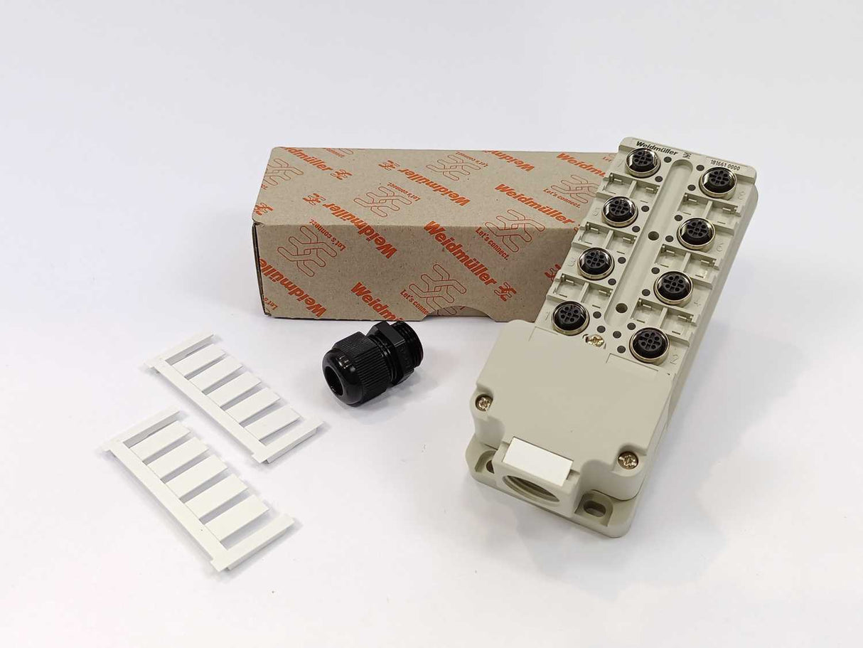 Weidmüller 1816610000 SAI-8-M 5P M12 OL2 Hood distributor,