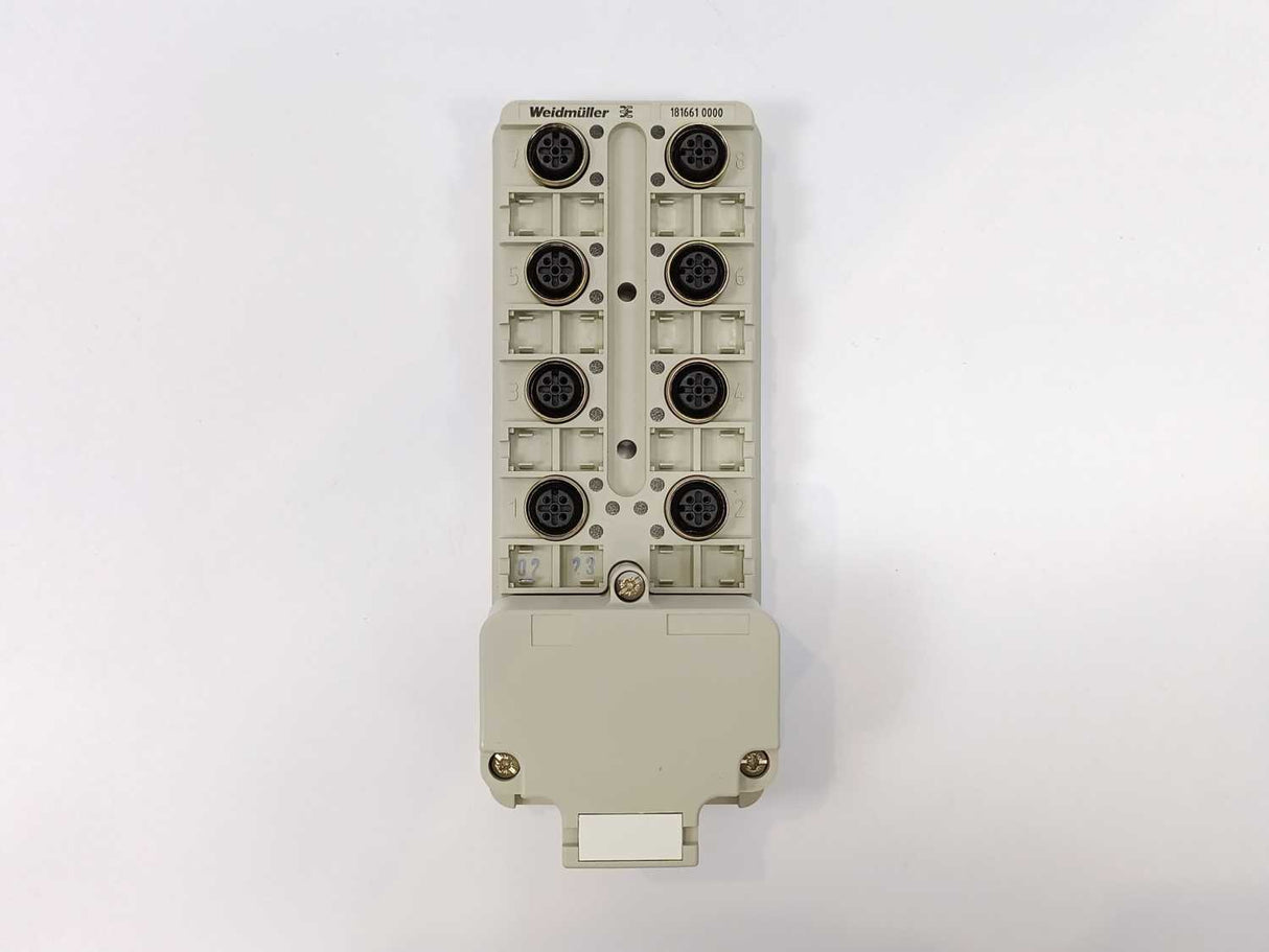 Weidmüller 1816610000 SAI-8-M 5P M12 OL2 Hood distributor,