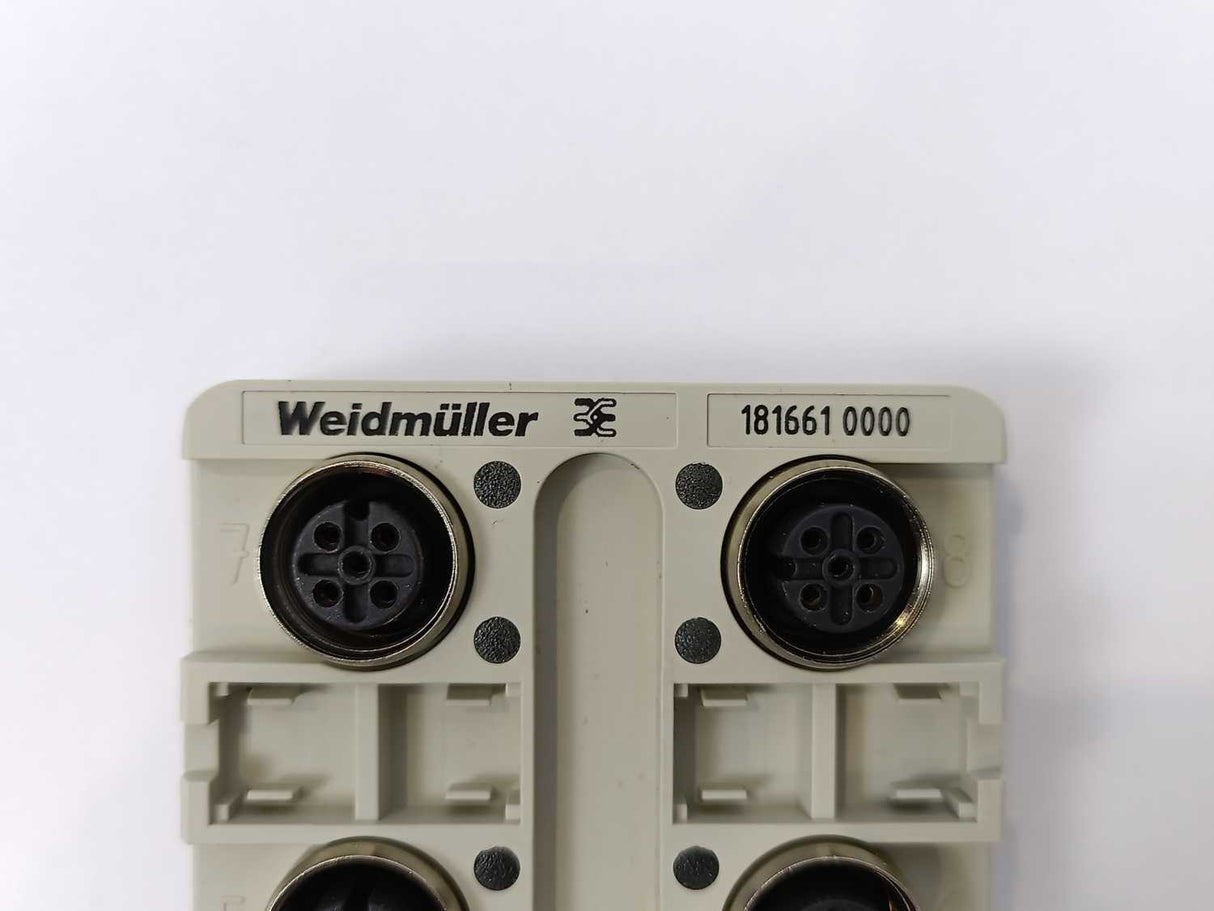 Weidmüller 1816610000 SAI-8-M 5P M12 OL2 Hood distributor,