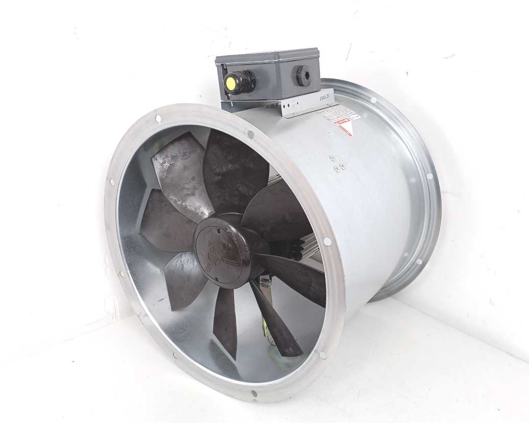 MAICO DZR 35/6 B Ex E Stahl 8118/121-804-C1587 Axial duct fan w/ Junction Box