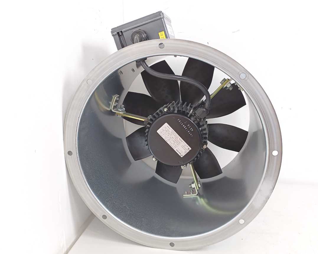 MAICO DZR 35/6 B Ex E Stahl 8118/121-804-C1587 Axial duct fan w/ Junction Box