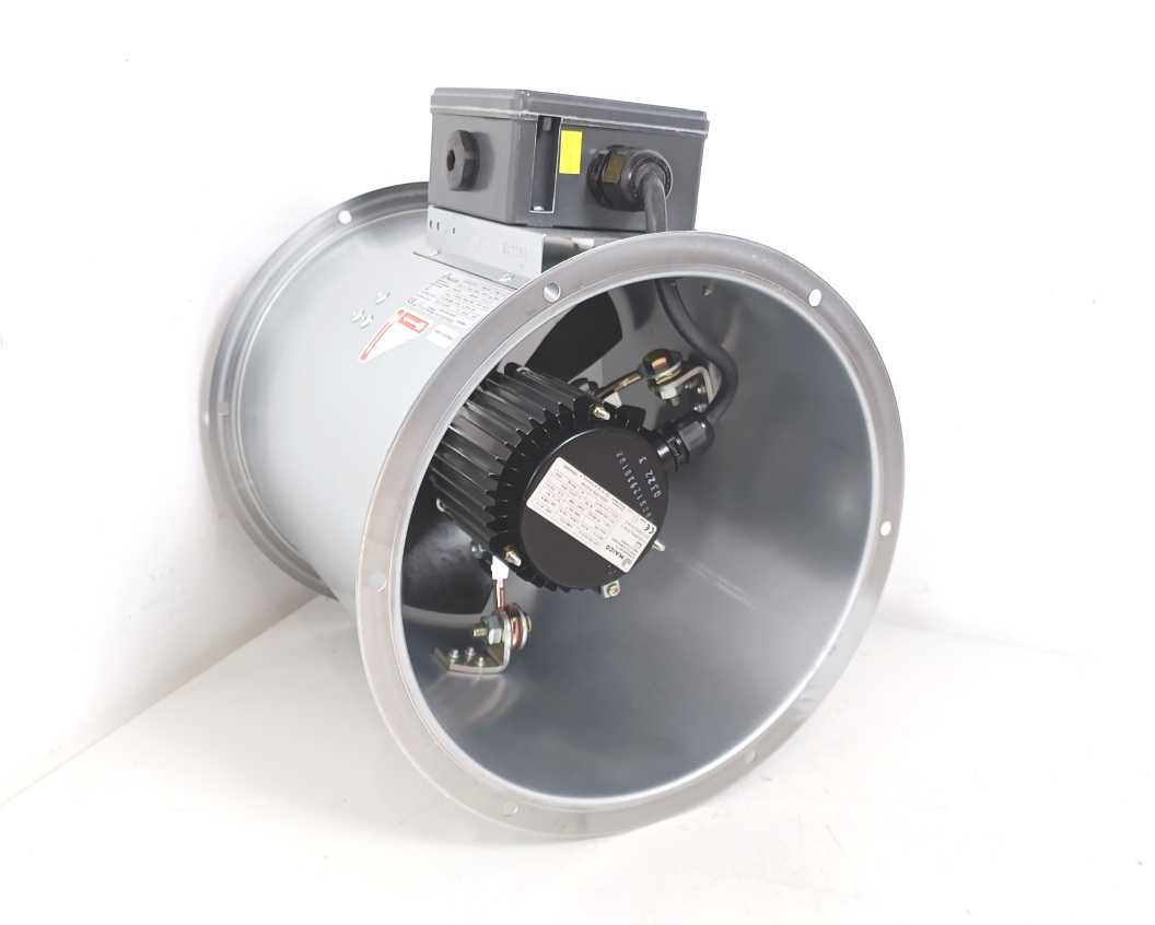 MAICO DZR 25/2 B Ex e Stahl 8118/121-804-C1587 Axial duct fan w/ Junction Box