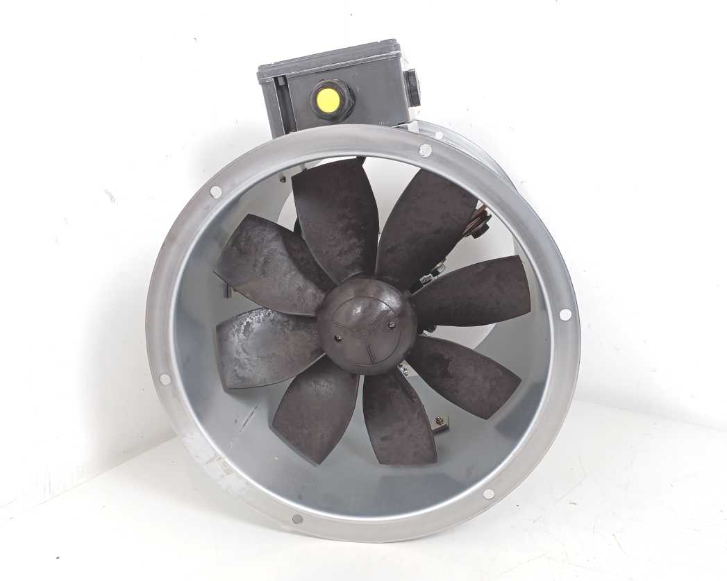 MAICO DZR 25/2 B Ex e Stahl 8118/121-804-C1587 Axial duct fan w/ Junction Box