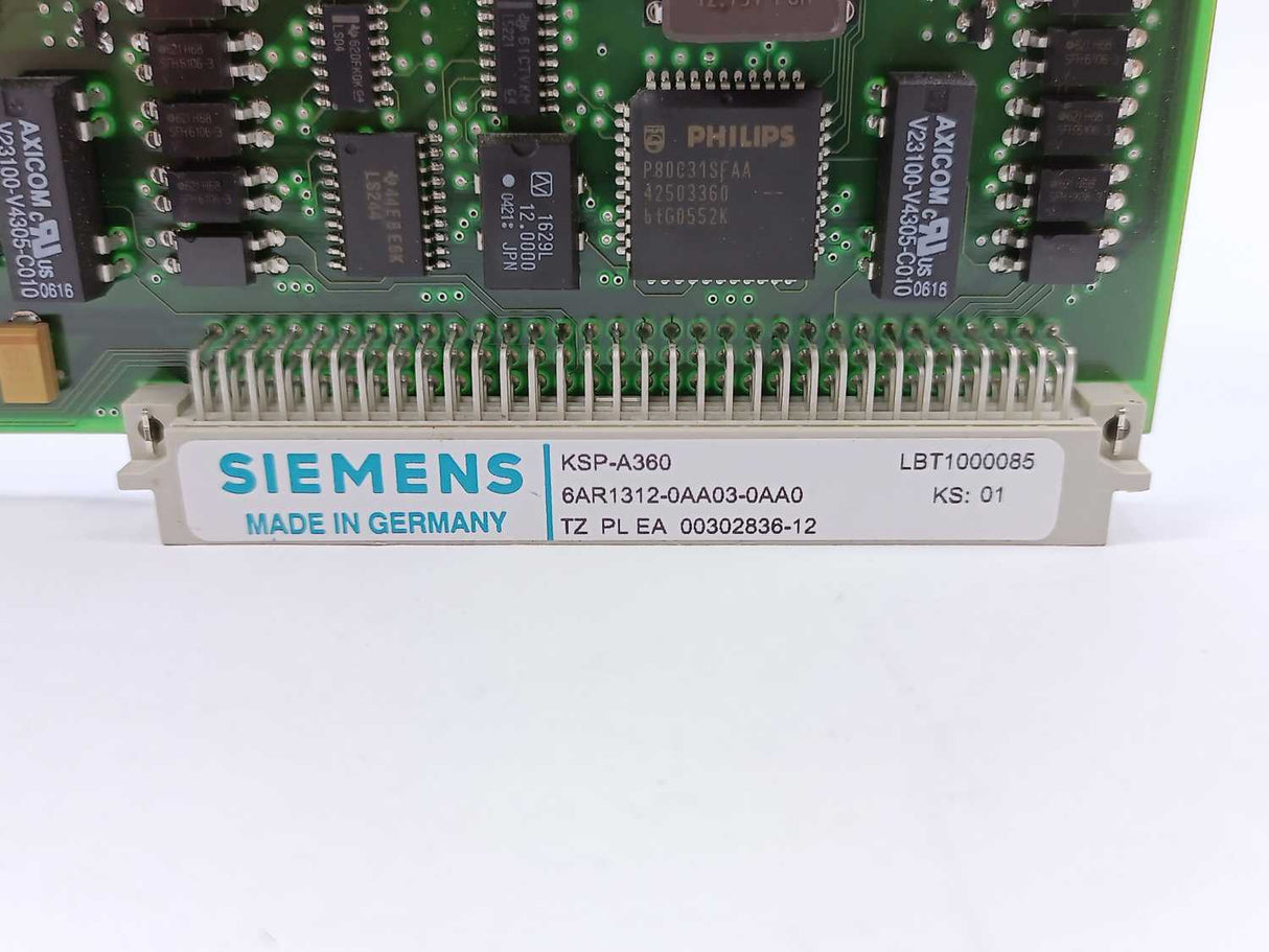 Siemens 6AR1312-0AA03-0AA0 00302836-12