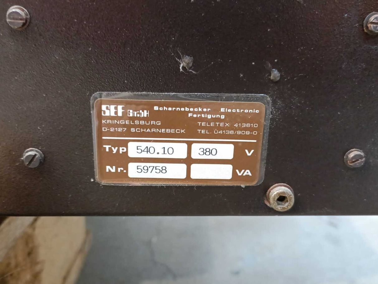 SEF 540.10 Reflow Oven, 380V