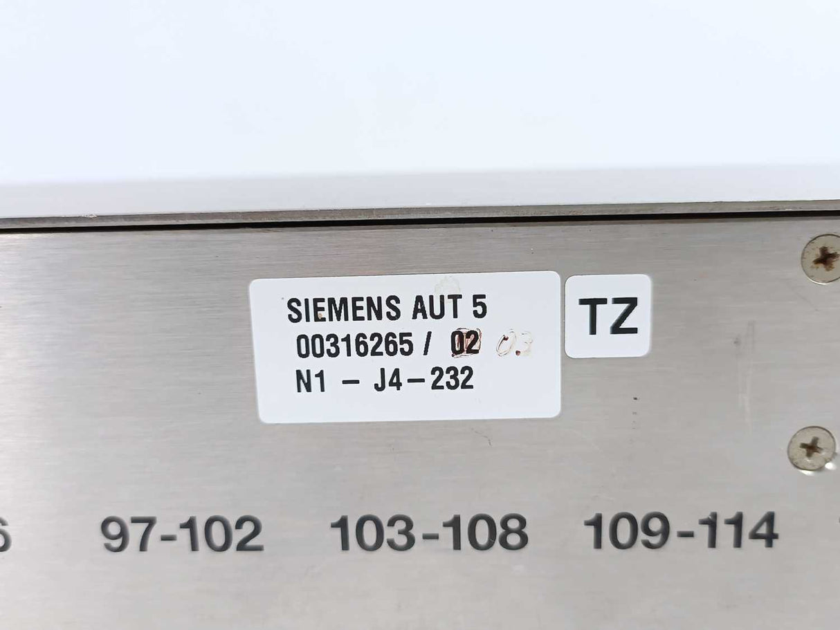 Siemens 00316265/02 AUT 5 SIPLACE SMT Assembly Lines