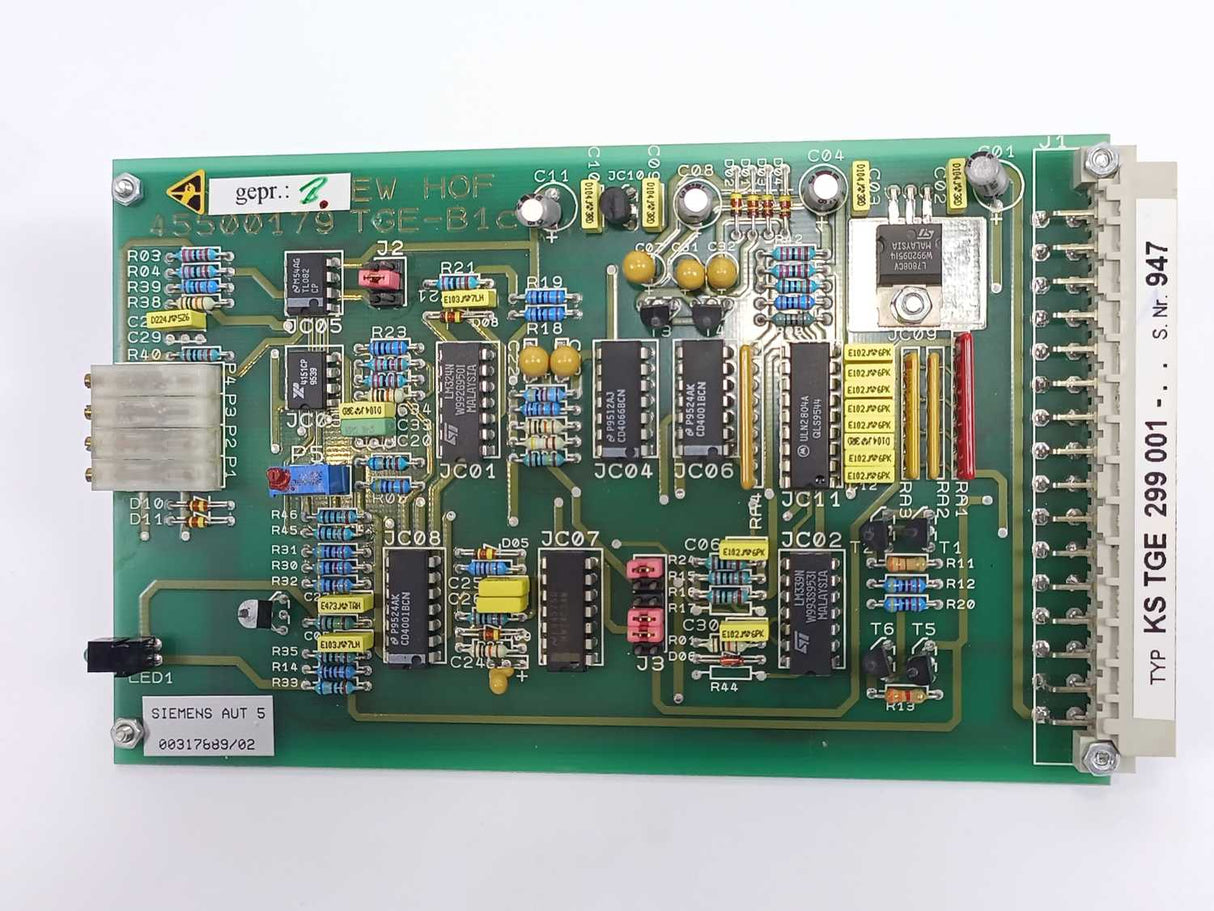 EW HOF KS-TGE-000-030-000-00-00 45500179 TGE-B1c PC Board