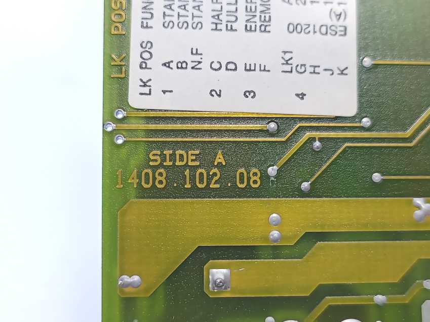 LK Pos Function 1408.102.08 ESD1200 Powe Supply Board
