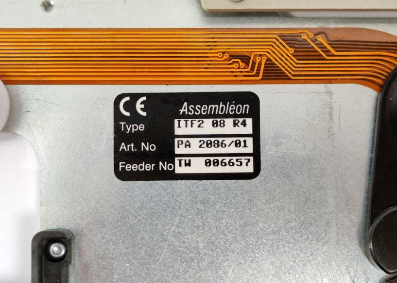 Assembleon ITF2 08 R4 PA 2086/01 Feeder
