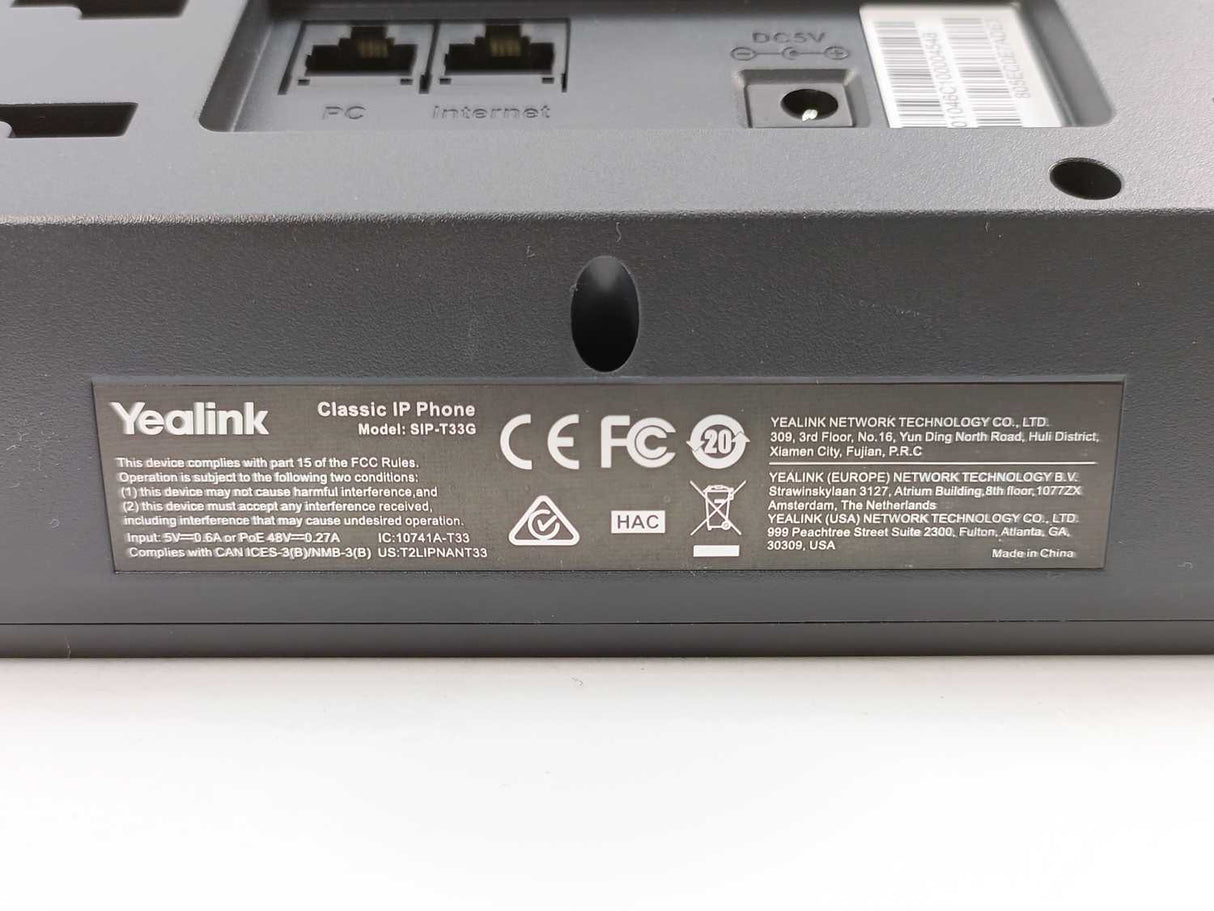 Yealink SIP-T33G Classic IP Phone