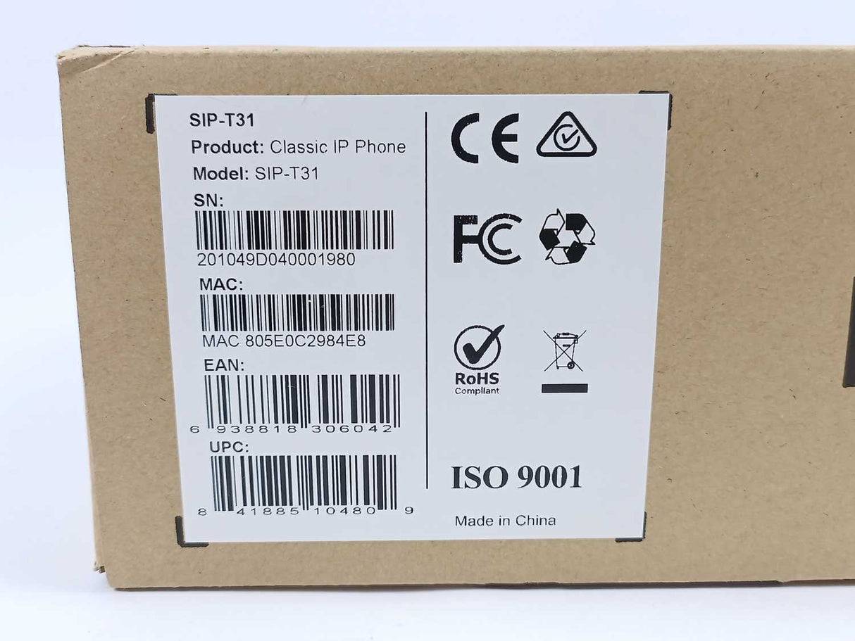 Yealink SIP-T31 Classic IP Phone