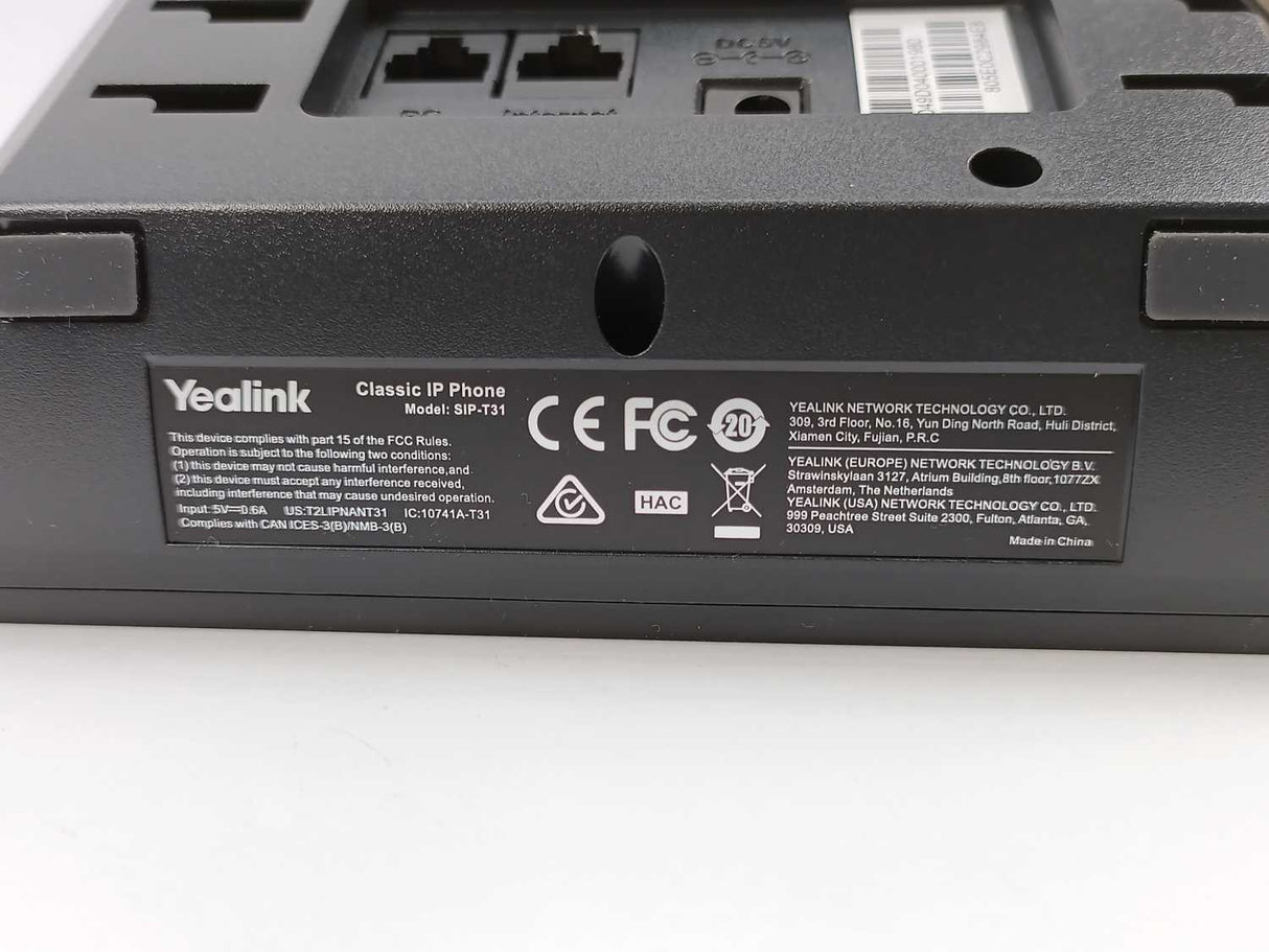 Yealink SIP-T31 Classic IP Phone