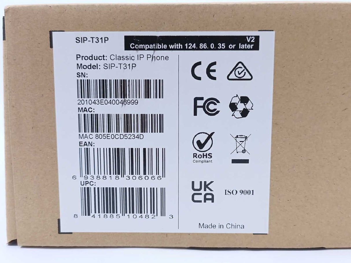 Yealink SIP-T31P Classic IP Phone