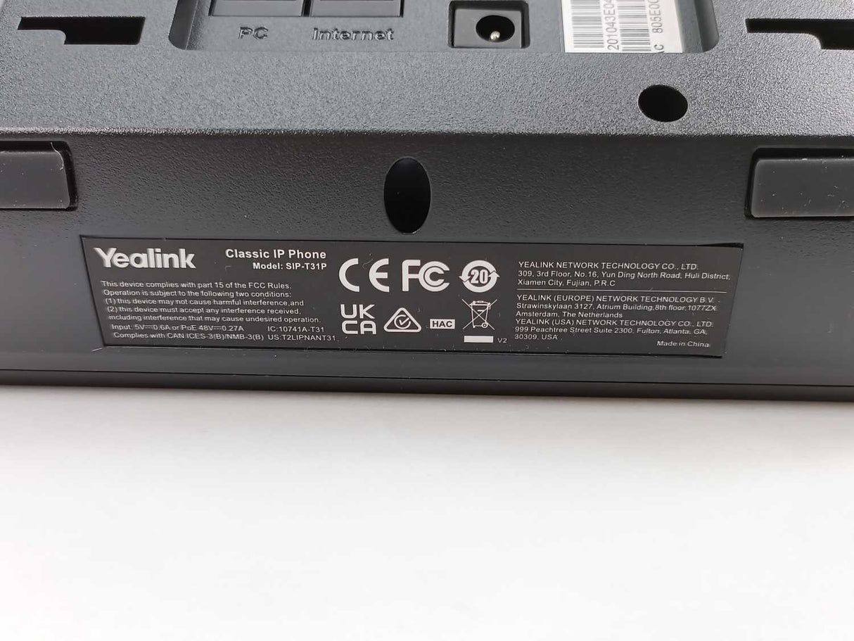 Yealink SIP-T31P Classic IP Phone