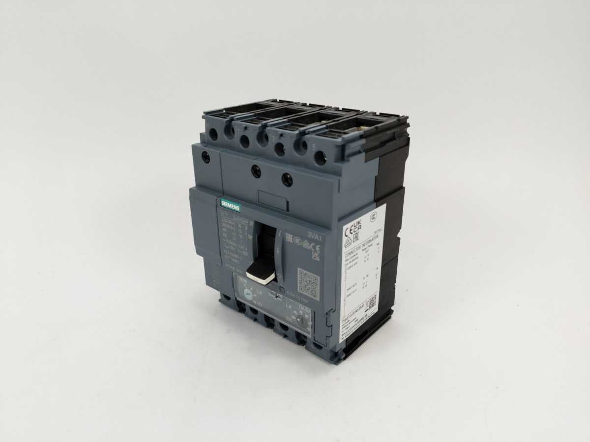 Siemens 3VA1110-3GF46-0AA0 Molded Case Circuit Breaker
