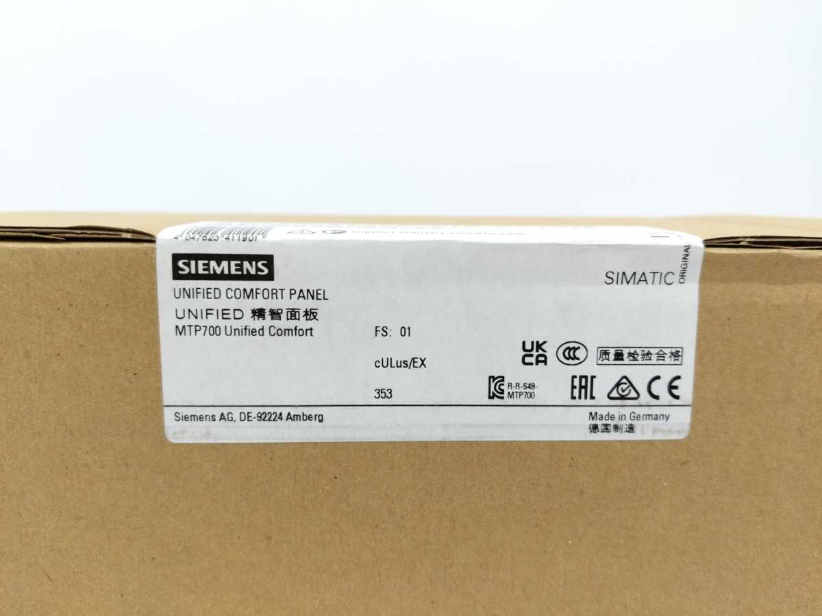 Siemens 6AV2128-3GB06-0AX1 MTP700 Unified Comfort Panel