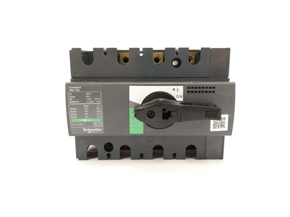 Schneider Electric INS125 PL-2021-W05-2 Switch Disconnector