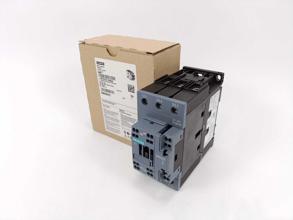 Siemens 3RT2037-3NB30 SIRIUS 3RT Power Contactor