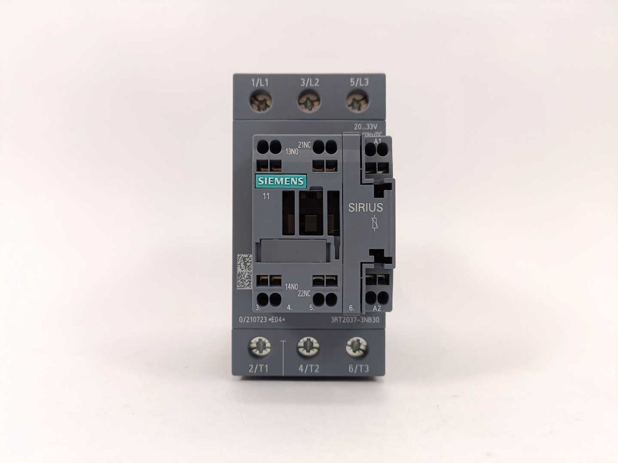 Siemens 3RT2037-3NB30 SIRIUS 3RT Power Contactor