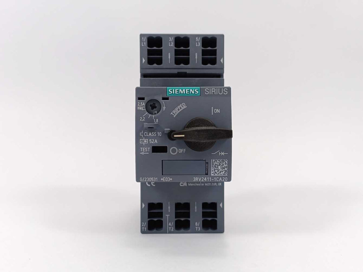 Siemens 3RV2411-1CA20 SIRIUS 3RV2 Motor Starter Protector