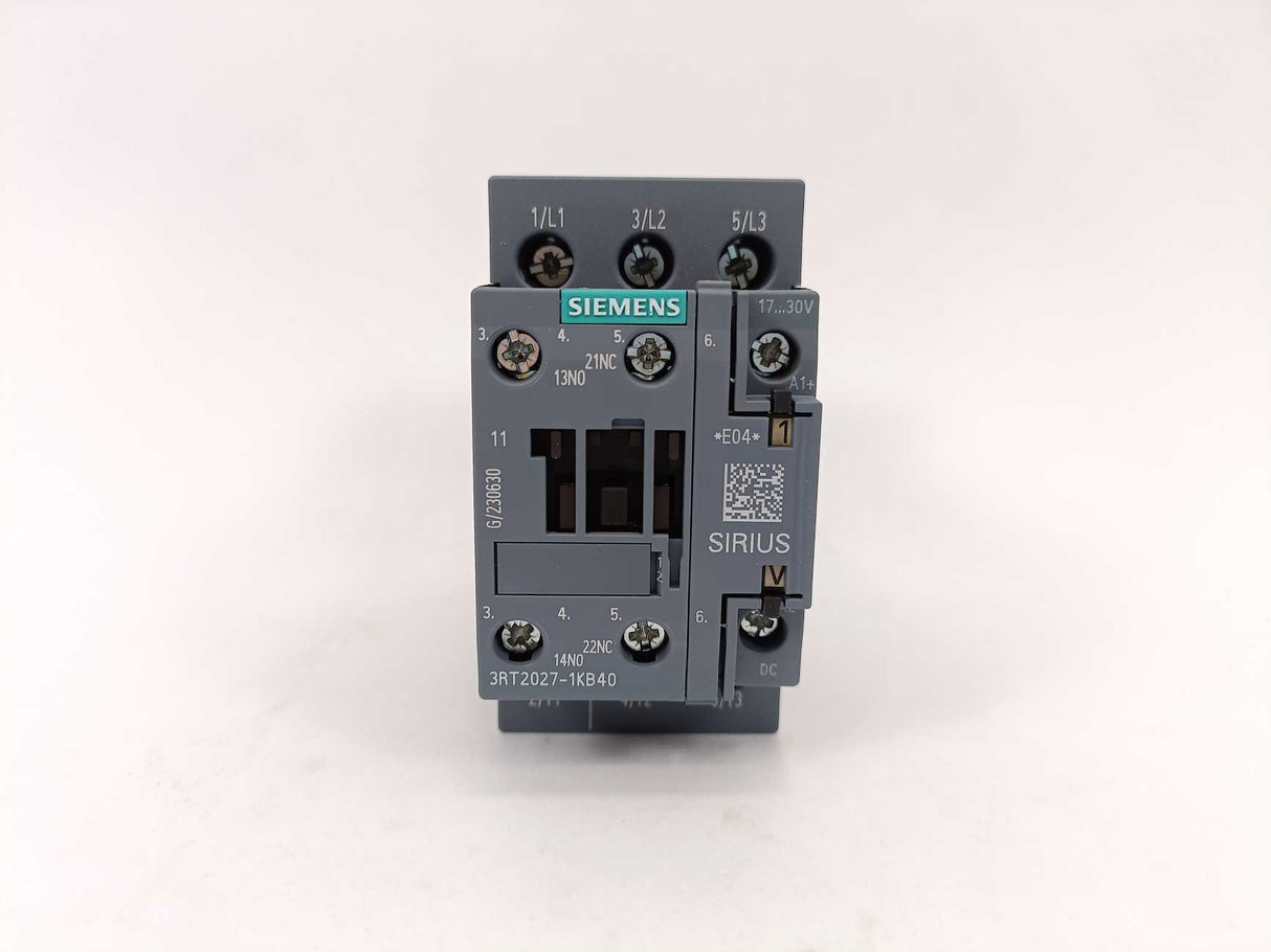 Siemens 3RT2027-1KB40 SIRIUS 3RT Power Contactor