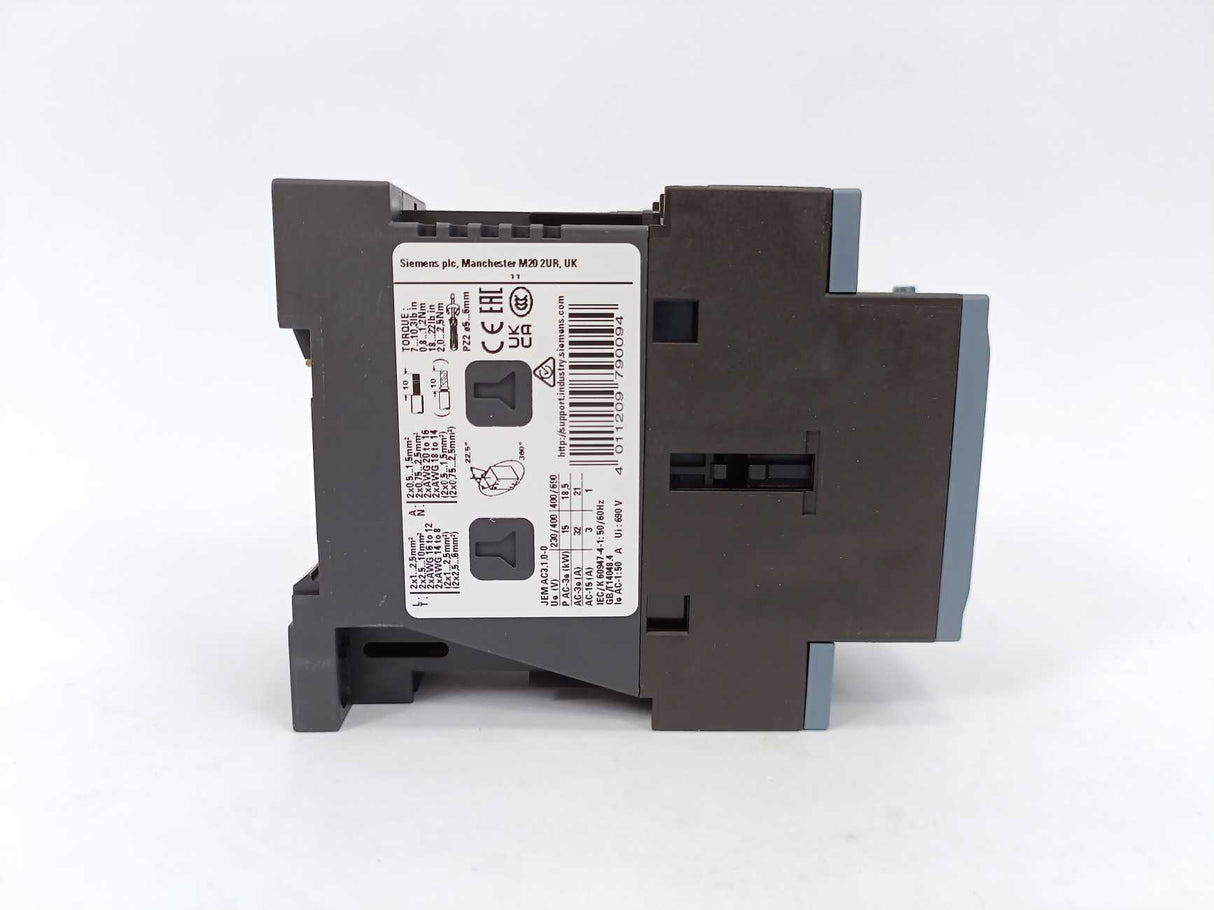 Siemens 3RT2027-1KB40 SIRIUS 3RT Power Contactor