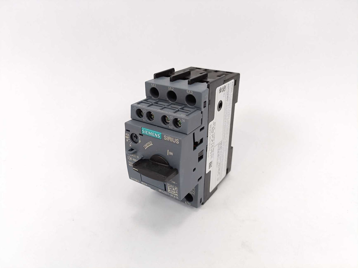 Siemens 3RV2021-4FA15 SIRIUS 3RV2 Motor Starter Protector
