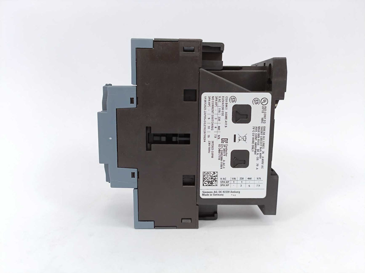 Siemens 3RT2023-2AP00 SIRIUS 3RT Power Contactor